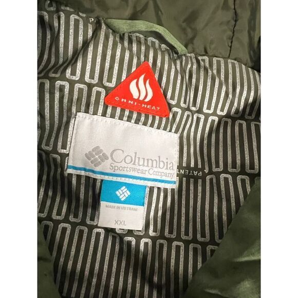Columbia Men's Montague Falls II Insulated Jacket Size XXL Green Omni Heat - Picture 4 of 11